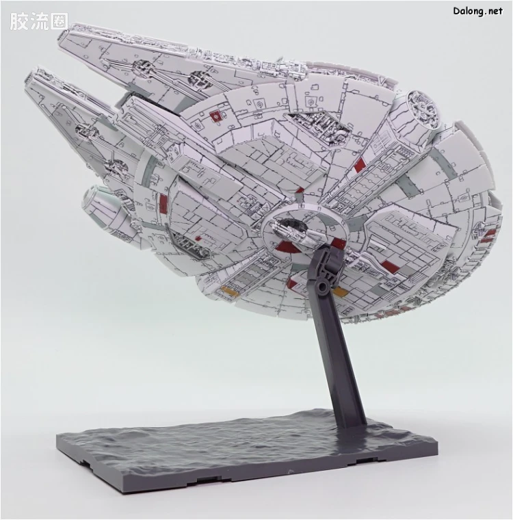 万代 星球大战系列拼装模型 载具系列 1/144 千年隼 天行者崛起Ver. - 图片