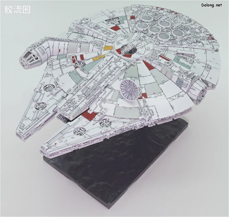 万代 星球大战系列拼装模型 载具系列 1/144 千年隼 天行者崛起Ver. - 图片