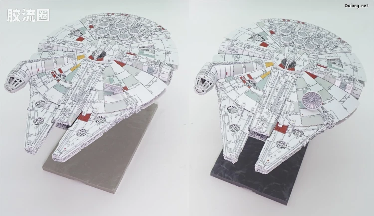 万代 星球大战系列拼装模型 载具系列 1/144 千年隼 天行者崛起Ver. - 图片