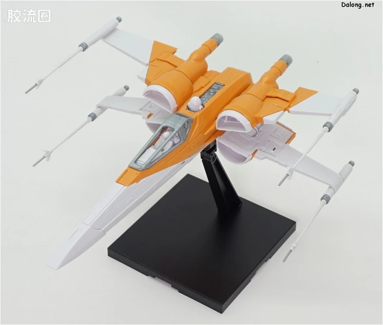 万代 星球大战系列拼装模型 载具系列 1/72 X翼战机 达默龙机 天行者崛起Ver. - 图片