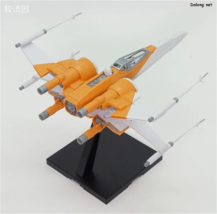 万代 星球大战系列拼装模型 载具系列 1/72 X翼战机 达默龙机 天行者崛起Ver. - 图片