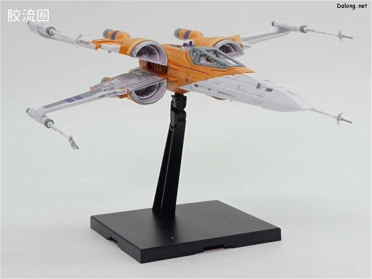 万代 星球大战系列拼装模型 载具系列 1/72 X翼战机 达默龙机 天行者崛起Ver. - 图片