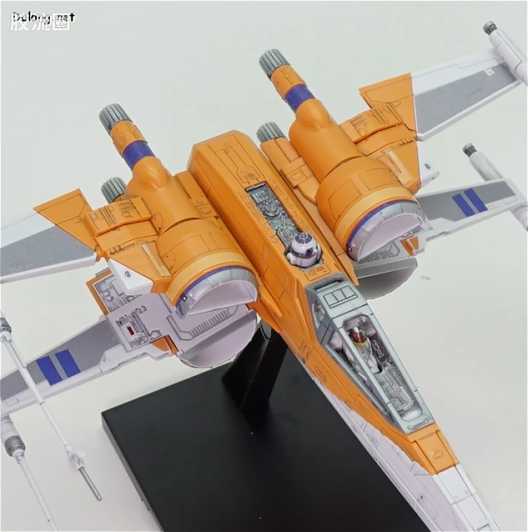 万代 星球大战系列拼装模型 载具系列 1/72 X翼战机 达默龙机 天行者崛起Ver. - 图片