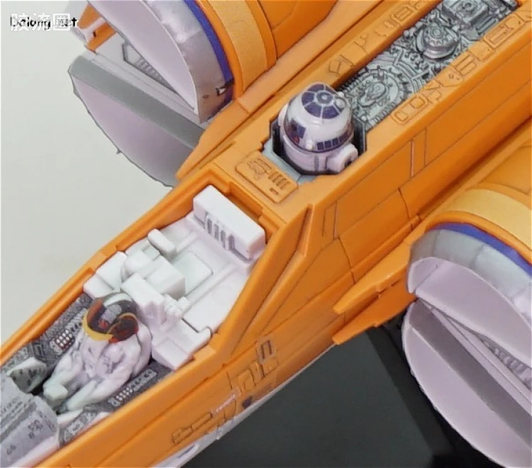 万代 星球大战系列拼装模型 载具系列 1/72 X翼战机 达默龙机 天行者崛起Ver. - 图片