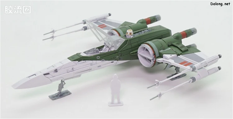 万代 星球大战系列拼装模型 载具系列 1/72 X翼战机 天行者崛起Ver. - 图片