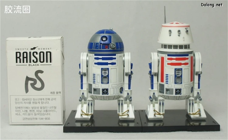 万代 星球大战系列拼装模型 机器人系列 1/12 R2-D2 & R5-4 - 图片