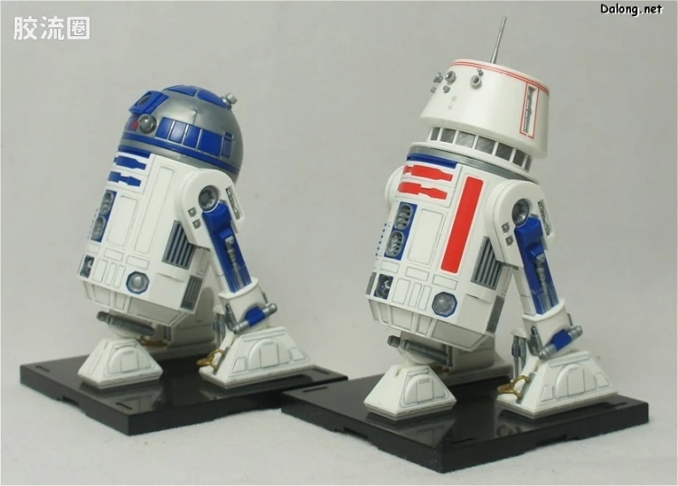 万代 星球大战系列拼装模型 机器人系列 1/12 R2-D2 & R5-4 - 图片