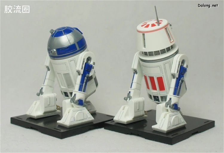 万代 星球大战系列拼装模型 机器人系列 1/12 R2-D2 & R5-4 - 图片