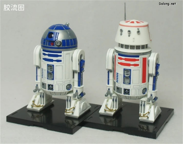 万代 星球大战系列拼装模型 机器人系列 1/12 R2-D2 & R5-4 - 图片