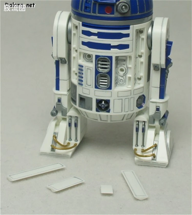 万代 星球大战系列拼装模型 机器人系列 1/12 R2-D2 & R5-4 - 图片