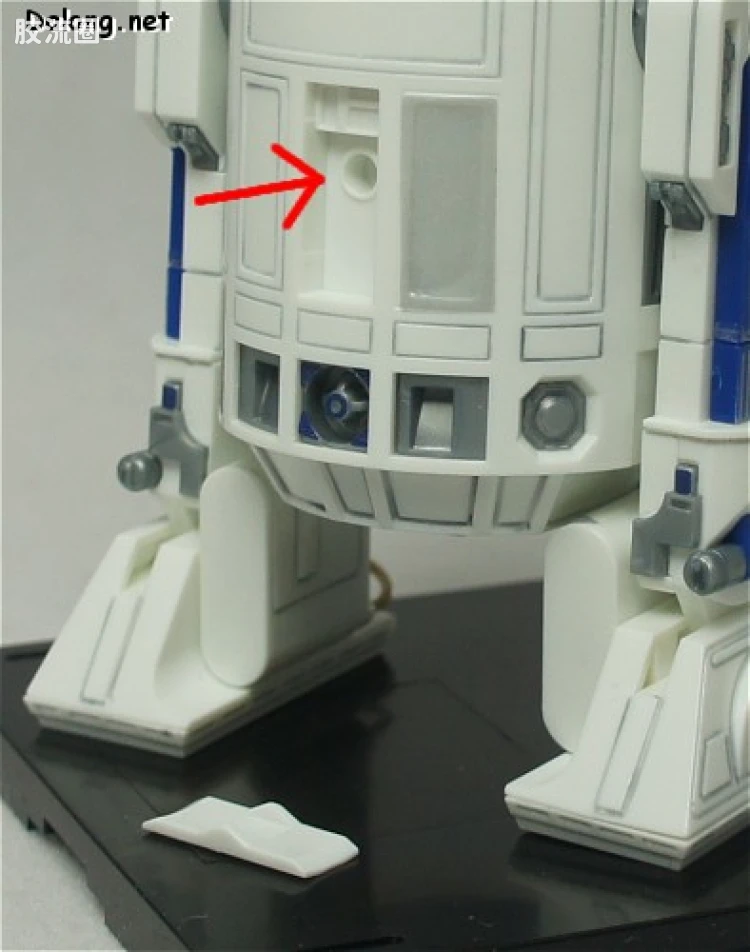 万代 星球大战系列拼装模型 机器人系列 1/12 R2-D2 & R5-4 - 图片