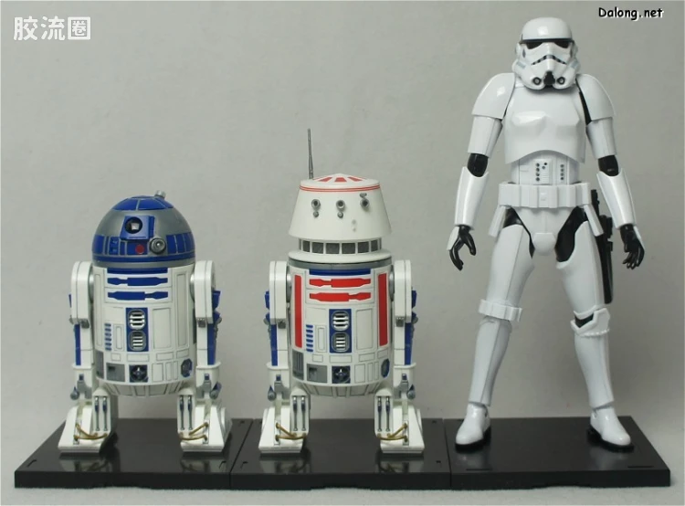 万代 星球大战系列拼装模型 机器人系列 1/12 R2-D2 & R5-4 - 图片