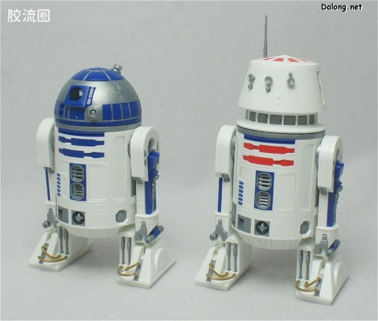万代 星球大战系列拼装模型 机器人系列 1/12 R2-D2 & R5-4 - 图片