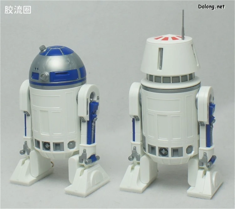 万代 星球大战系列拼装模型 机器人系列 1/12 R2-D2 & R5-4 - 图片