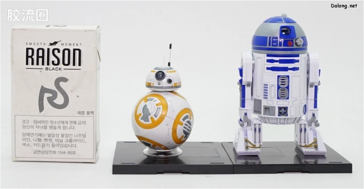 万代 星球大战系列拼装模型 机器人系列 1/12 BB-8＆R2-D2 - 图片