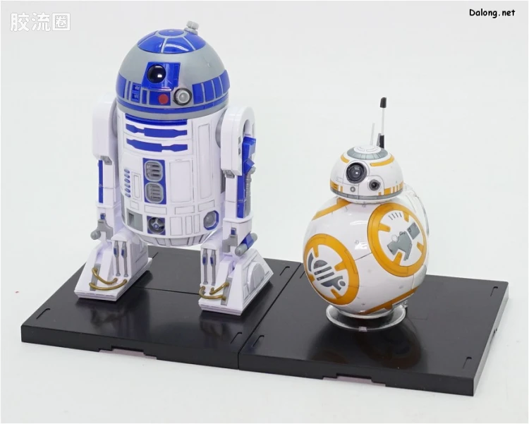 万代 星球大战系列拼装模型 机器人系列 1/12 BB-8＆R2-D2 - 图片