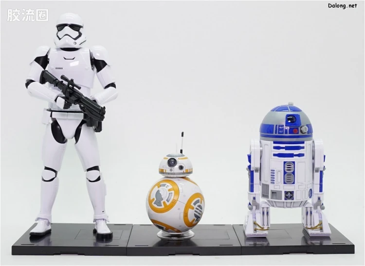 万代 星球大战系列拼装模型 机器人系列 1/12 BB-8＆R2-D2 - 图片