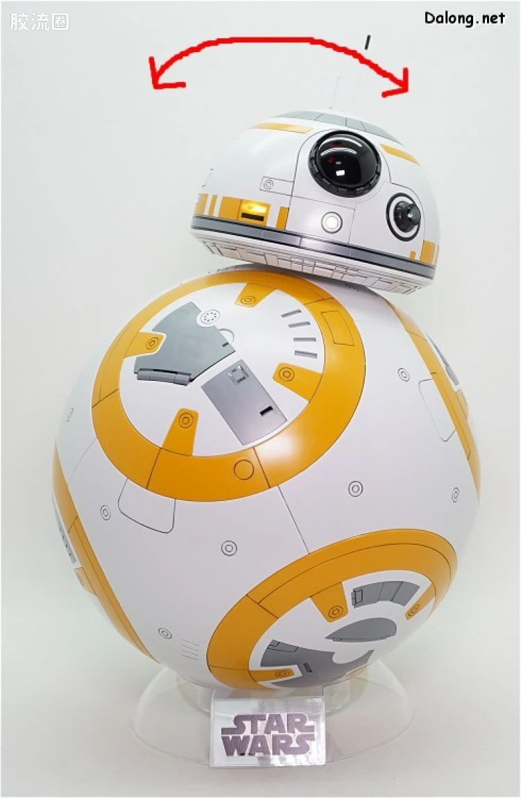 万代 星球大战系列拼装模型 机器人系列 1/2 BB-8 - 图片