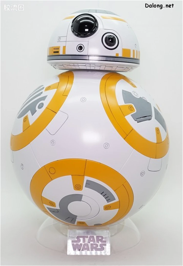 万代 星球大战系列拼装模型 机器人系列 1/2 BB-8 - 图片