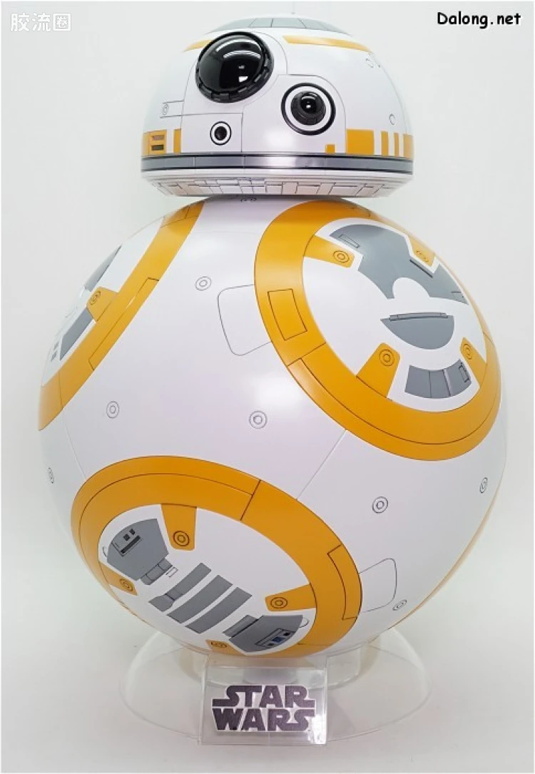 万代 星球大战系列拼装模型 机器人系列 1/2 BB-8 - 图片