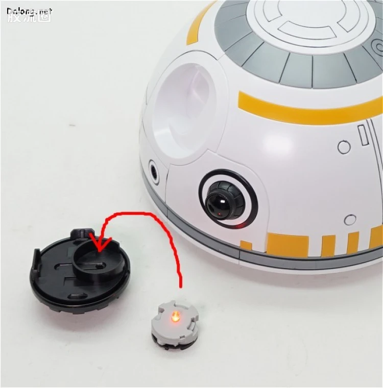 万代 星球大战系列拼装模型 机器人系列 1/2 BB-8 - 图片