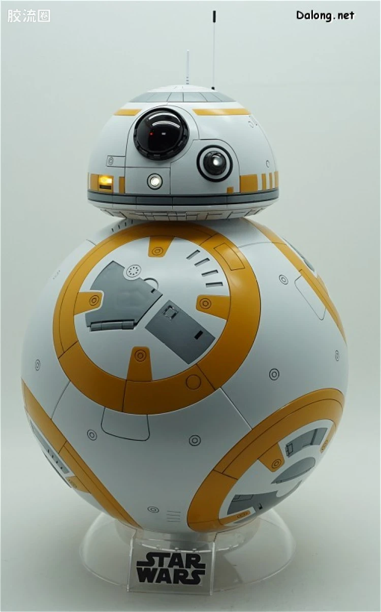 万代 星球大战系列拼装模型 机器人系列 1/2 BB-8 - 图片