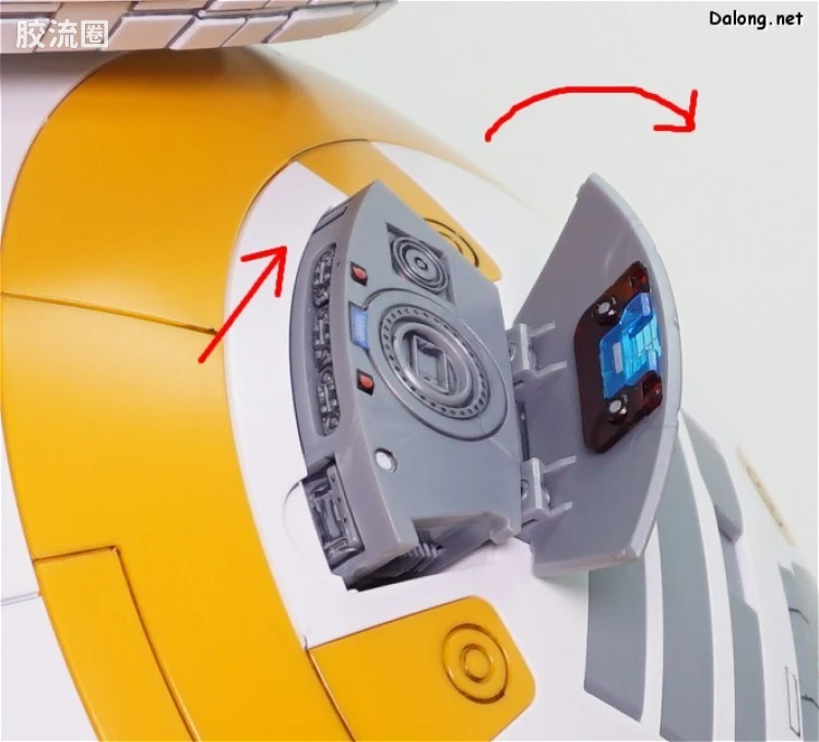 万代 星球大战系列拼装模型 机器人系列 1/2 BB-8 - 图片