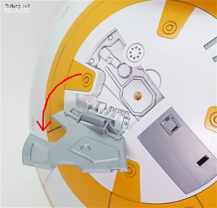 万代 星球大战系列拼装模型 机器人系列 1/2 BB-8 - 图片