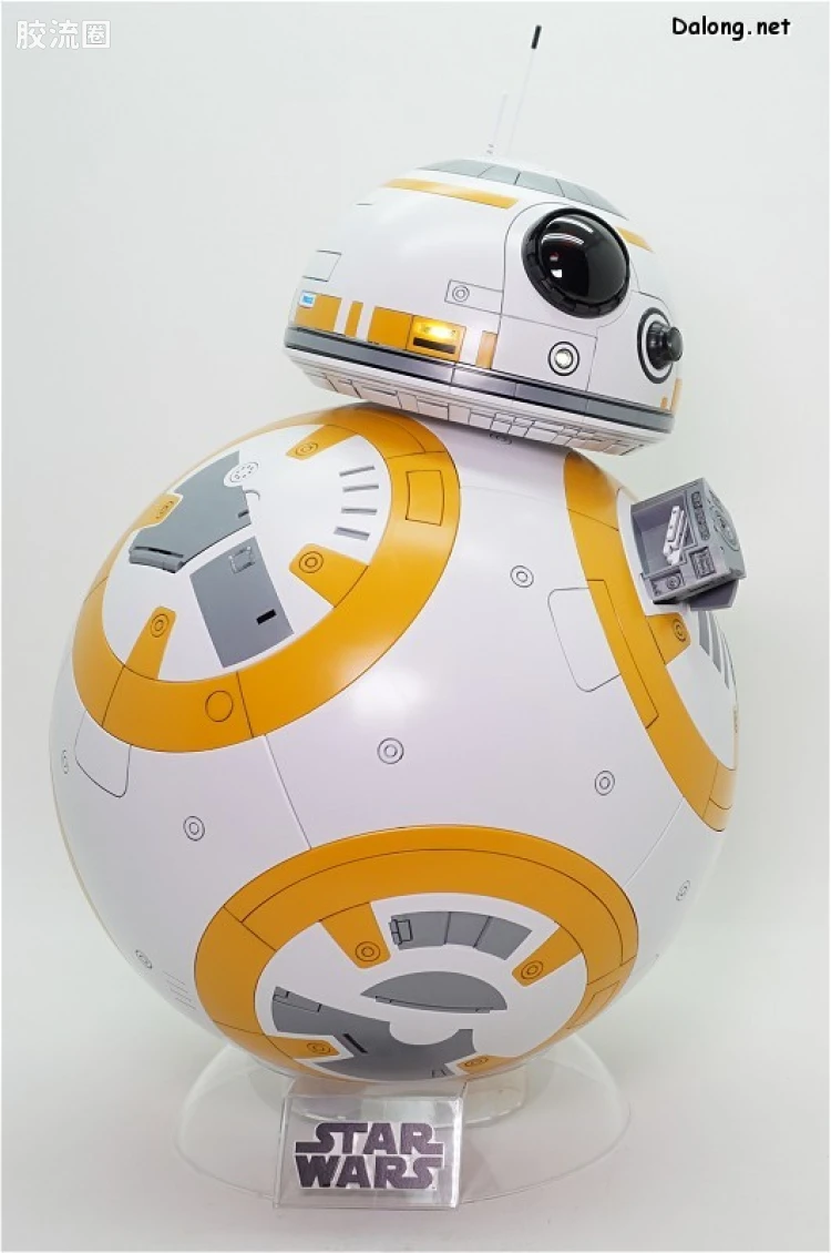 万代 星球大战系列拼装模型 机器人系列 1/2 BB-8 - 图片