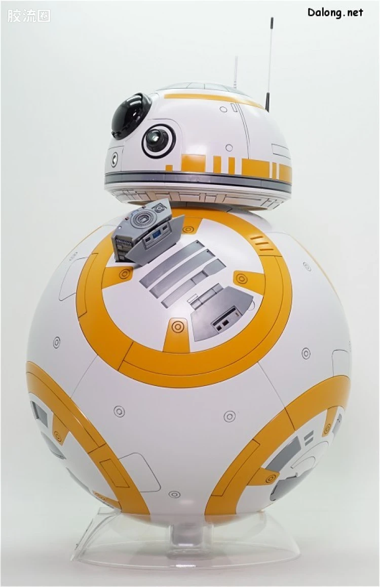 万代 星球大战系列拼装模型 机器人系列 1/2 BB-8 - 图片