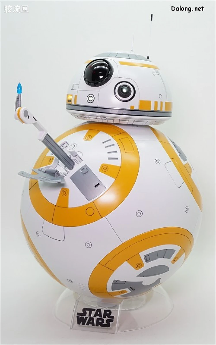 万代 星球大战系列拼装模型 机器人系列 1/2 BB-8 - 图片