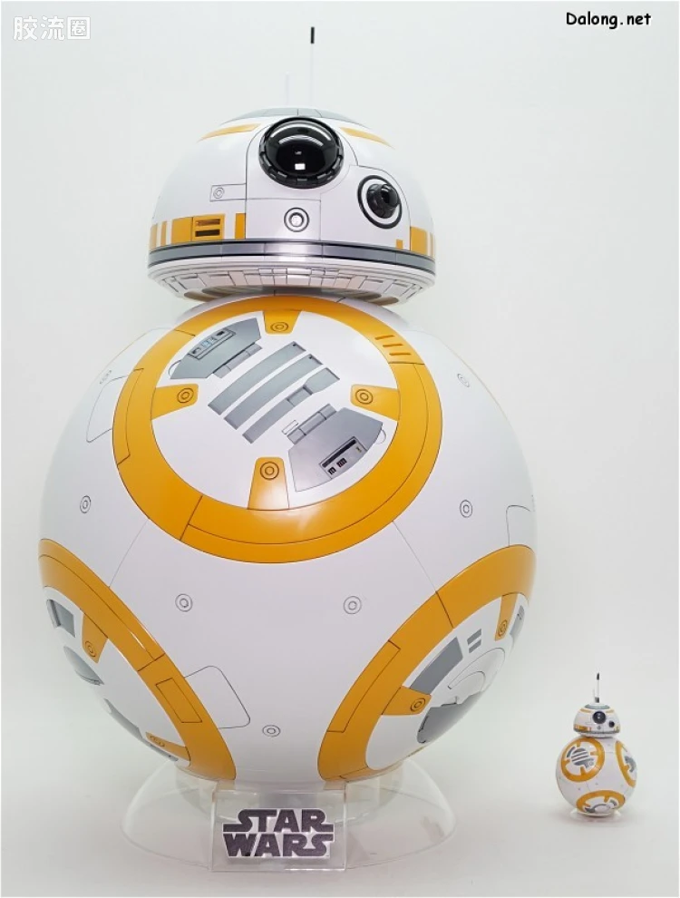 万代 星球大战系列拼装模型 机器人系列 1/2 BB-8 - 图片