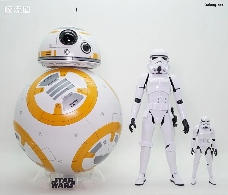 万代 星球大战系列拼装模型 机器人系列 1/2 BB-8 - 图片
