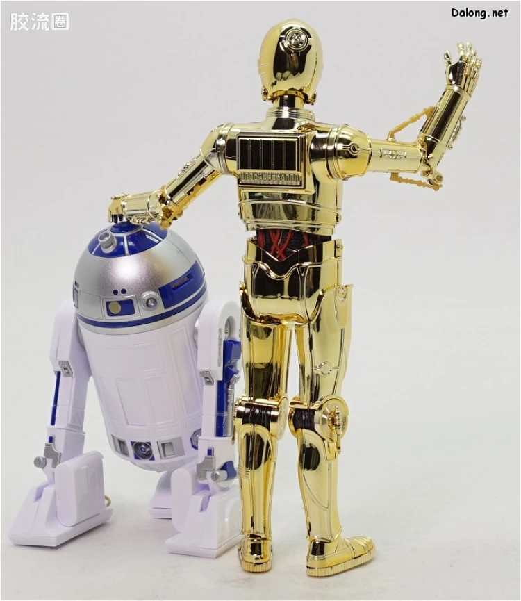 万代 星球大战系列拼装模型 机器人系列 1/12 C-3PO & R2-D2 - 图片