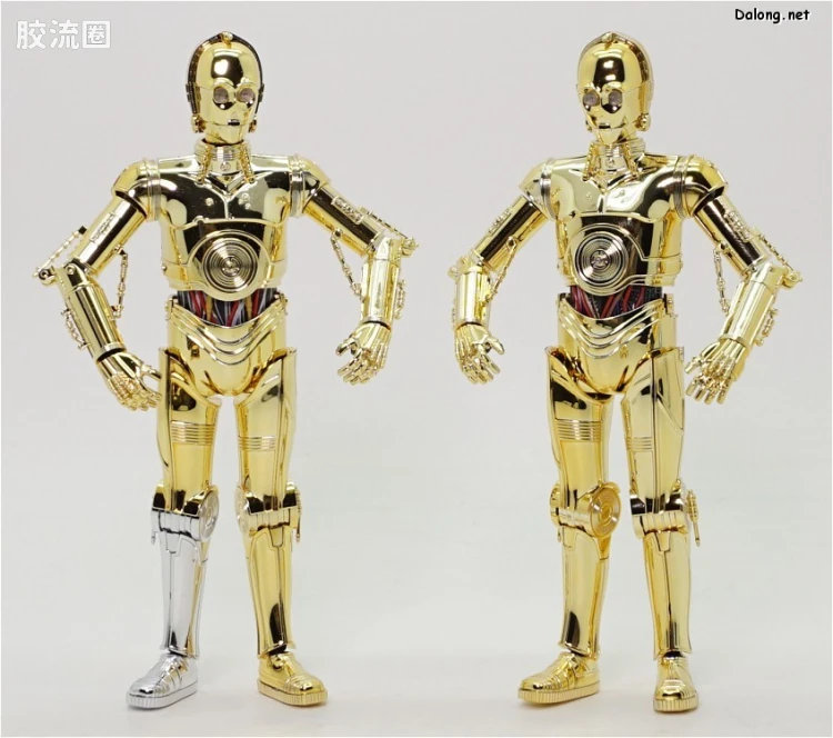 万代 星球大战系列拼装模型 机器人系列 1/12 C-3PO & R2-D2 - 图片