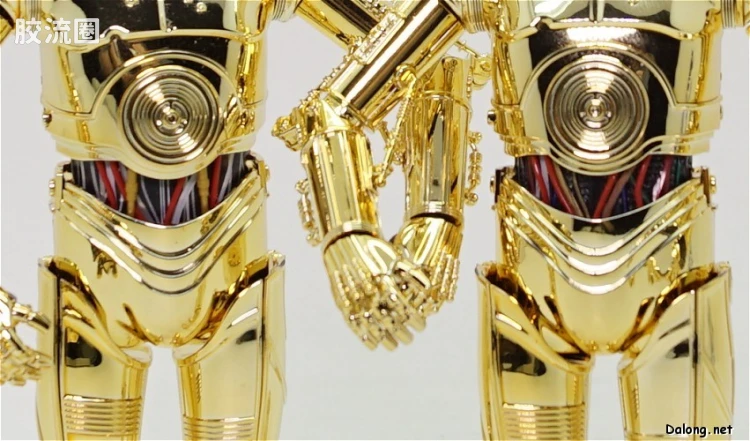 万代 星球大战系列拼装模型 机器人系列 1/12 C-3PO & R2-D2 - 图片