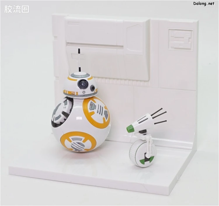 万代 星球大战系列拼装模型 机器人系列 1/12 BB-8&D-O机器人 天行者崛起Ver. - 图片