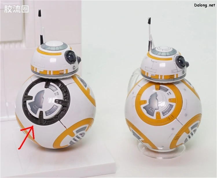万代 星球大战系列拼装模型 机器人系列 1/12 BB-8&D-O机器人 天行者崛起Ver. - 图片
