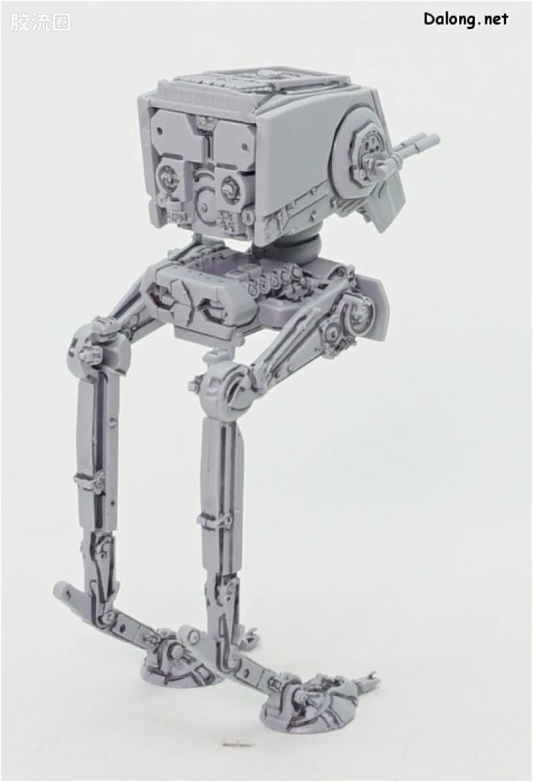 万代 星球大战系列拼装模型 Vehicle Model系列 VM-08 AT-ST & 雪地飞车 套装 - 图片