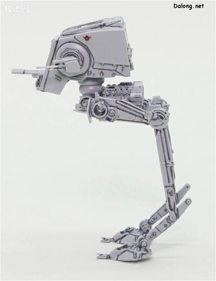 万代 星球大战系列拼装模型 Vehicle Model系列 VM-08 AT-ST & 雪地飞车 套装 - 图片