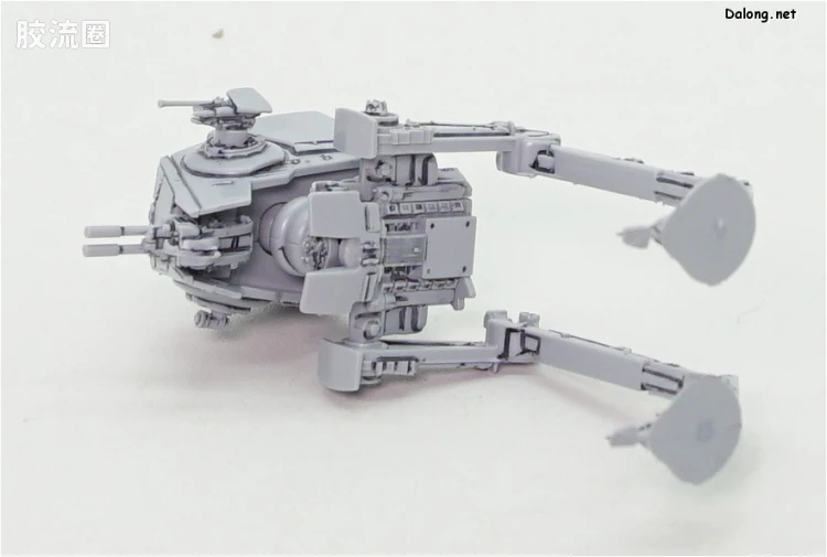 万代 星球大战系列拼装模型 Vehicle Model系列 VM-08 AT-ST & 雪地飞车 套装 - 图片