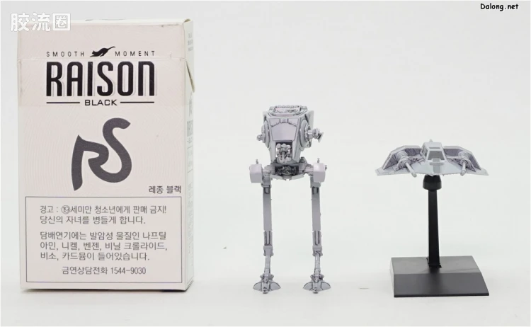 万代 星球大战系列拼装模型 Vehicle Model系列 VM-08 AT-ST & 雪地飞车 套装 - 图片