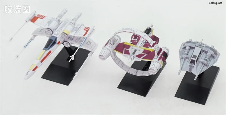 万代 星球大战系列拼装模型 Vehicle Model系列 VM-09 绝地武士星际战斗机 - 图片