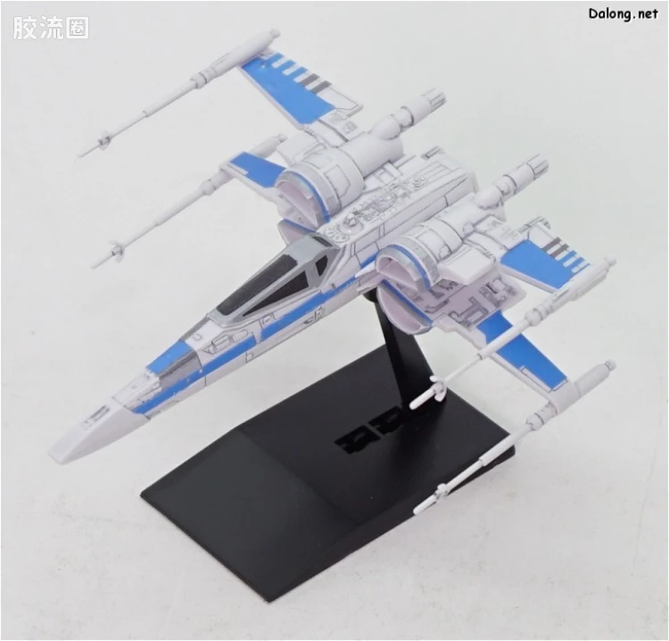 万代 星球大战系列拼装模型 Vehicle Model系列 VM-11X翼战机 BLUE中队机 - 图片