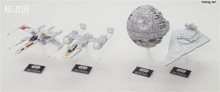 万代 星球大战系列拼装模型 Vehicle Model系列 1/2,700,000 死星II & 1/14,500 歼星舰 - 图片