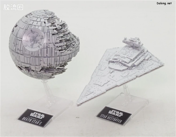 万代 星球大战系列拼装模型 Vehicle Model系列 1/2,700,000 死星II & 1/14,500 歼星舰 - 图片