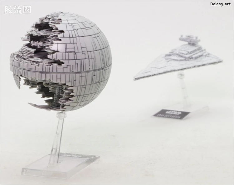 万代 星球大战系列拼装模型 Vehicle Model系列 1/2,700,000 死星II & 1/14,500 歼星舰 - 图片