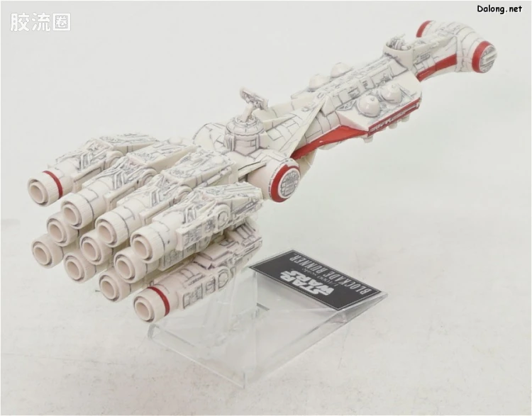 万代 星球大战系列拼装模型 Vehicle Model系列 1/1000 封锁突破舰 &1/350 千年隼 - 图片