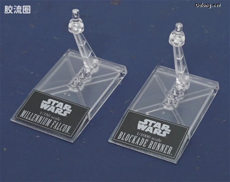 万代 星球大战系列拼装模型 Vehicle Model系列 1/1000 封锁突破舰 &1/350 千年隼 - 图片