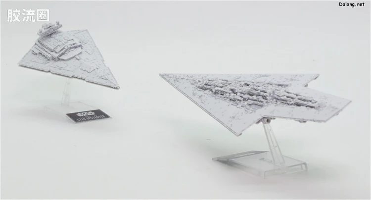 万代 星球大战系列拼装模型 Vehicle Model系列 1/100000 执行者级超级歼星舰&1/14500 帝国级歼星舰 - 图片